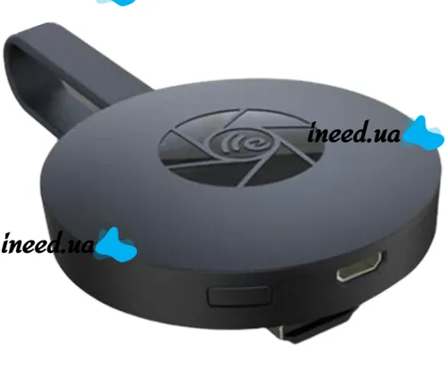 Беспроводной Wi-Fi HDMI приемник адаптер Chromecast MiraScreen G2 Мультимедийный медиаплеер со встроенным WIFI модулем с телефона на телевизор Черный