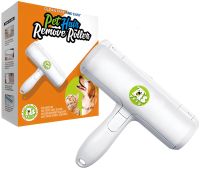 Щетка для сбора и удаления шерсти животных Pet Hair Remover Roller многоразовый ролик с контейнером для чистки одежды, ковров и мебели от ворса