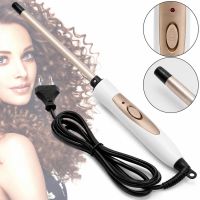 Curling iron for afro curls Promozer MZ-2218 9 mm thin afro for curling and styling hair, ceramic small forceps with indicator and stand 35W