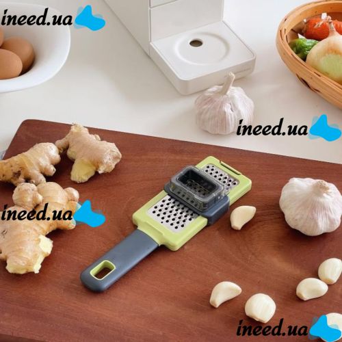 Ручная терка для чеснока Functional Kitchen Gardget, Ручной кухонный измельчитель, чесночница, измельчитель-терка, давилка, прес, сыра шоколада