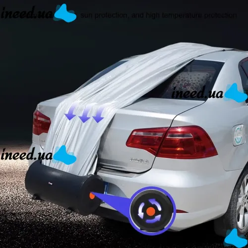 Автоматический автомобильный чехол накидка Wenxi MAG-788 от дождя, снега и солнца с дистанционным управлением, Защитный тент с пультом ДУ на машину