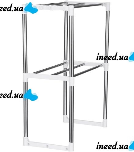 Полка стеллаж для микроволновки Multifunctional storage rack NJ-452 настольный кухонный органайзер для микроволновой СВЧ-печи, полка-органайзер