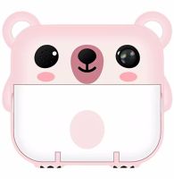Children's Camera with Instant Printing Print Camera Y61 Bear, Digital Rechargeable Camera photo and Video Printer with Thermal Paper Y600-1