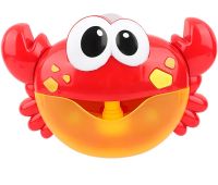 Краб детская игрушка для ванны Bubble Crab музыкальная игрушка-генератор пены на присосках с мыльными пузырями, забавный краб-пузырь на батарейках