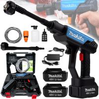 Беспроводная мойка высокого давления Makita DXR-928 48V 5Ah 2 аккумулятора, аккумуляторная мини автомойка с кейсом, распылитель Макита для авто