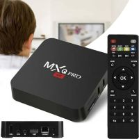 Смарт приставка для телевізора з пультом Ultra MXQ PRO 4K 2GB / 16GB, медіаплеєр Android 7.1, Цифрова ТВ приставка з вбудованим WiFi модулем Чорна