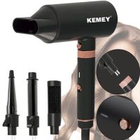 Многофункциональный фен Kemei KM-9203 4 насадки для укладки выпрямления и завивки волос мультистайлер с концентратором выпрямителем и плойкой