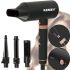Multifunctional Hair Dryer Kemei KM-9203 4 Nozzles for styling Straightening and curling Hair Multi-styler with concentrator straightener and curling iron