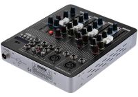 Профессиональный микшерный пульт Yamaha Mixer BT4000 2ch BT 4-канальный активный аудиомикшер со встроенным усилителем и Bluetooth MX-4000BT Черный