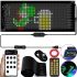 Flexible screen Matrix Panel JTPD-03-011 7x17.3 cm 16x32 LED LED advertising RGB strip in car, ticker with remote control and Bluetooth WiFi