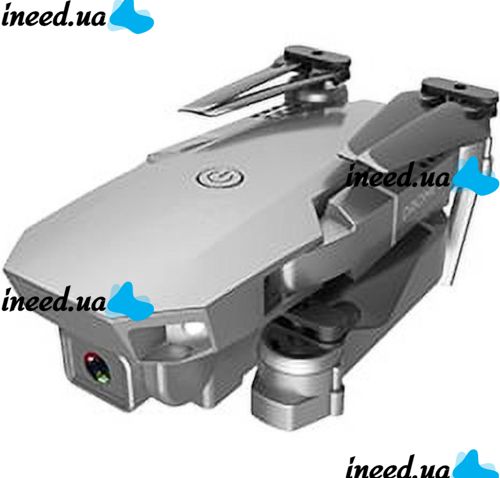Профессиональный складной квадрокоптер Rias Drone 2 E68 с Wi-fi камерой 720p и пультом ДУ, Дрон коптер N18 wifi на радиоуправлении в кейсе Серый