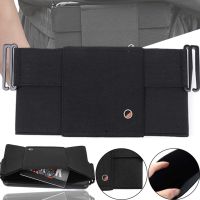 Поясная сумка бананка Mini Belt Bag ISKYBOB 7452 для документов и телефона без застежки, сумочка органайзер на пояс и ремень мужчин и женщин Черная