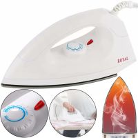 Ручной паровой утюг Royal Deluxe Dry Iron YPF-2003A с тефлоновым покрытием для сухой глажки одежды, Электрический 1000W с регулятором температуры