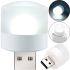 Світлодіодна USB міні лампочка нічник Vkstar 1W LED Light BU-15 від Power Bank і ноутбука, Лампа ліхтарик 6000K від повербанка ПК 1Вт Холодний білий