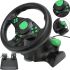 Универсальный игровой руль Vibration Steering Wheel 3 в 1 с педалями и коробкой передач для PC/PS2/PS3, Мультимедийный спортивный руль для ПК