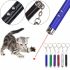 LED Laser Pointer Pathfinder SL-9617 2in1 Red Laser with Battery Keychain, Laser Designator Flashlight 2LED MXKPG-003 7cm with Keychain