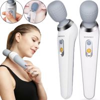 Wireless Shock Massager Smart Wireless Handy Massager ST-806 for the whole body and muscles, Rechargeable Vibration Massager MS-2022 for Neck Shoulders White