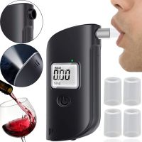 Карманный алкотестер Breath Alcohol Tester MR689 с мундштуками и LCD дисплеем, Персональный алкометр дыхания анализатор спирта HA-170 от батареек