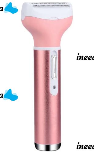 Gemei GM-3074 Cordless Cordless Cordless 4-in-1 Trimmer for nose ears eyebrow trimmer and beard, Gemmy Pink Women's Epilator Razor with attachments