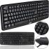 Wired computer keyboard CBR KB107 107 keys + language switch with one button for PC PC, gaming membrane keyboard for gamers