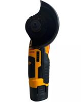 Аккумуляторная болгарка шлифмашина DeWalt DCG125N на 2 аккумулятора 12V 2Ah, Беспроводная угловая шлифовальная машина турбинка 75 мм Деволт в кейсе