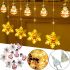 Interior Garland Curtain Xmas 3D Snowman Figurines and Snowflakes Warm white 3x0.7m 95L WW, New Year's 300x70 cm on the window of the house warm white from the network