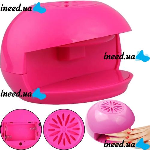 Wireless Mini Nail Dryer Nail Dryer VN-FV YM-708 with Battery-powered Fan, Compact Battery-powered Manicure Dryer Pink