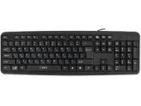 Проводная компьютерная клавиатура CBR KB107 107 клавиш + переключение языка одной кнопкой для ПК PC, игровая мембранная клавиатура для геймеров