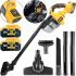 Автомобільний акумуляторний пилосос DeWALT DCV501LN-XJ 36V 6Ah з насадками, Бездротовий пилосос Деволт з 2 акумуляторами для авто та дому Жовтий
