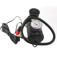 Электрический автомобильный компрессор 300 PSI 10-12Amp 25л Ji030 воздушный насос для автомобиля, Автокомпрессор для подкачки колес машины Черный