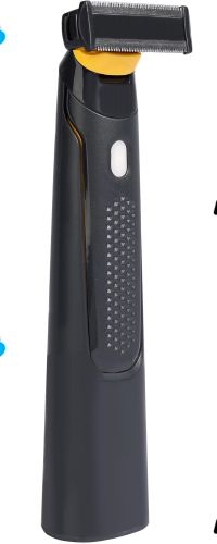 Беспроводной триммер MicroTouch TR-159 для бритья и стрижки усов и бороды с подсветкой, Аккумуляторная машинка с 3 насадками для удаления волос