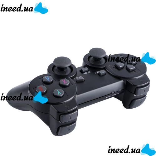 Игровая видео приставка Data Frog Y-3 Lite Green Playstation PS1 с беспроводными джойстиками, HDMI к телевизору 64Гб, 4K 10000 игр Sega Dendy Y3