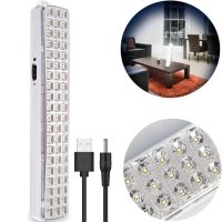 Аварийный светодиодный светильник прожектор KOHJ KD-715 6W 63 LED SMD 63 диода 516 Lm 6000K, Аварийная аккумуляторная светодиодная Led лампа от USB