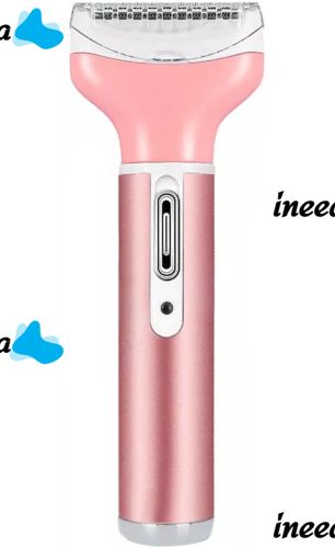 Gemei GM-3074 Cordless Cordless Cordless 4-in-1 Trimmer for nose ears eyebrow trimmer and beard, Gemmy Pink Women's Epilator Razor with attachments