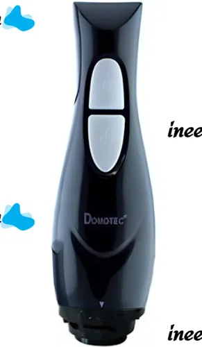 Погружной ручной блендер Domotec MS-8776 с металлической ножкой 200W, Универсальный электрический измельчитель кухонный Домотек MS8776 200Вт Черный