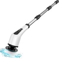Беспроводная щетка Electric Cleaning Brush JY-6010 9в1 с насадками для влажной уборки, Аккумуляторная электрощетка ECB-888 с телескопической ручкой