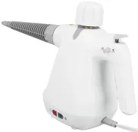 Вертикальный ручной паровой отпариватель Steam Cleaner TB958 с 6 насадками для уборки, Пароочиститель парогенератор Тоби DF-958 350мл от сети