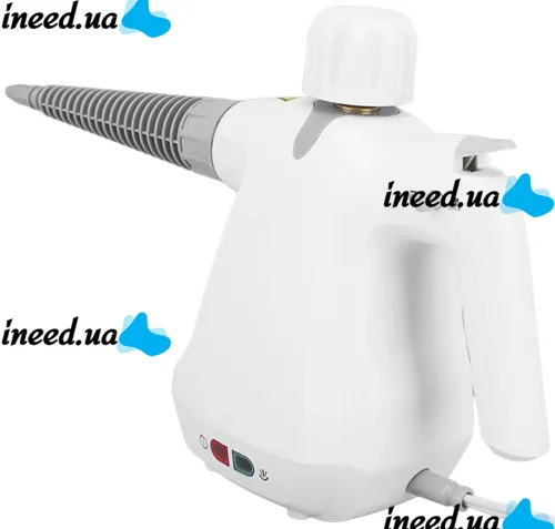 Вертикальный ручной паровой отпариватель Steam Cleaner TB958 с 6 насадками для уборки, Пароочиститель парогенератор Тоби DF-958 350мл от сети