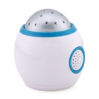Настольные часы - проектор Music And Starry Sky Calendar 1038 с LED подсветкой, Музыкальный ночник проектор звездного ночного неба светильник Белый