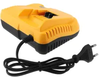 Зарядное устройство для зарядки аккумуляторов Dewalt 24V 3 контакта, Блок питания зарядка Деволт для аккумуляторной батареи 24В 2А от сети Желтый
