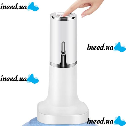 Автоматическая помпа диспенсер для бутылки питьевой воды Water Dispenser XL-145 Белая, Аккумуляторный электрический насос дозатор на бутыль кулера
