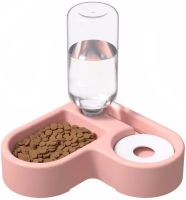 Автоматическая кормушка для собак и кошек Automatic Pet Feeder Bowl LY-622 с автоматической поилкой для животных, миска поилка 2в1 для корма и воды
