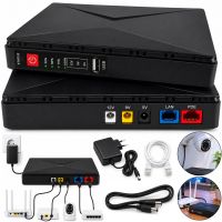 Источник бесперебойного питания UPS Andowl Q-UP900 для Wi-Fi роутера 5V 9V 12V Power Bank 8800mAh бесперебойник 18W для модема коммутаторов и камер