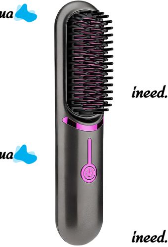 Rechargeable Hair Straightening Comb Hair Styler MAG-789 Portable Brush Straightener for Styling and Alignment, Travel Iron from USB