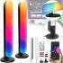 Комплект настільний кольоровий світильник лампа Ambient Light RGB D16 2 штуки з пультом ДУ, Світлодіодні лампи Wi-Fi підсвічування 25 см від USB