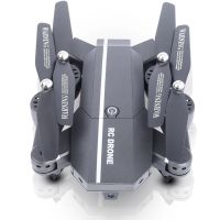 Складной аккумуляторный квадрокоптер RC Drone 8807 FPV c HD WiFi камерой барометром, четырех осевой дрон, коптер с функцией возврата CTW 8807W