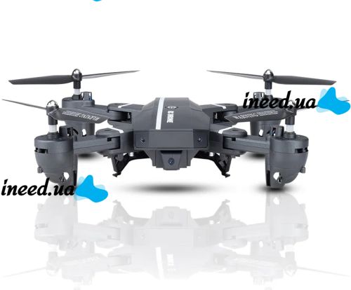 Складной аккумуляторный квадрокоптер RC Drone 8807 FPV c HD WiFi камерой барометром, четырех осевой дрон, коптер с функцией возврата CTW 8807W