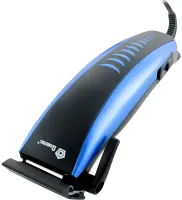 Проводная машинка для стрижки волос Domotec MS-3302 12W профессиональный триммер для окантовки бороды и усов от сети со сменными насадками Синий
