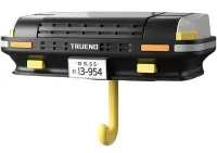 Настенный держатель органайзер для ключей в стиле Toyota Trueno AE86 с LED подсветкой фар, Настенная авто ключница с 1 крючком от батареек
