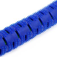 Зубная щетка для чистки десен собак Chewbrush Ardemer самоочищающаяся резиновая собачья кость, жевательная игрушка-косточка для зубов 25*4.5 см Синяя